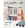 Multi functional multi-layer folding clothes drying rack for home use, indoor and outdoor clothes drying rack, with 4 lockable wheels, expandable
