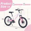 ZUKKA Mountain Bike,20 Inch MTB for Boys and Girls Age 7-10 Years,Multiple Colors
