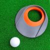 1pc Silicone Golf Plate; Ball Gate Hole For Putting Club Practice; Outdoor Golf Training Tool