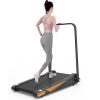 Under Desk Walking Pad, Treadmill 8% Incline 2.5HP 280LBS with Remote Control