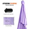 VEVOR Aerial Yoga Hammock & Swing, 4.4 Yards, Yoga Starter Kit with 100gsm Nylon Fabric, Full Rigging Hardware and Easy Set-up Guide