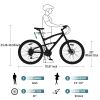 26 inch Mountain Bike 21-Speed Dual Suspension Aluminum Alloy Frame For Men and Women's Bike