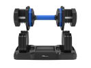 Adjustable Dumbbell - 55lb x2 Dumbbell Set of 2 with Anti-Slip Handle, Fast Adjust Weight by Turning Handle with Tray