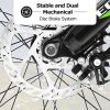 S24109 24 Inch Fat Tire Bike Adult/Youth Full Shimano 7 Speeds Mountain Bike, Dual Disc Brake, High-Carbon Steel Frame, Front Suspension