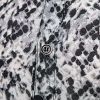 Men's Fashion Leopard Shirts Slim Fit Stand Collar Single Breasted Shirts Casual Long
