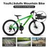 A24299 24 inch Mountain Bike Bicycle for Adults Aluminium Frame Bike Shimano 21-Speed with Disc Brake