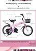 FKZNPJ 16 inch sporty kids bike with training wheels and stand Adjustable saddle Suitable for boys and girls aged 4-8 years tall Height 41-46 inches A